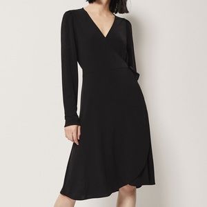 Massimo Dutti Crossover Crepe Dress (Brand New!)